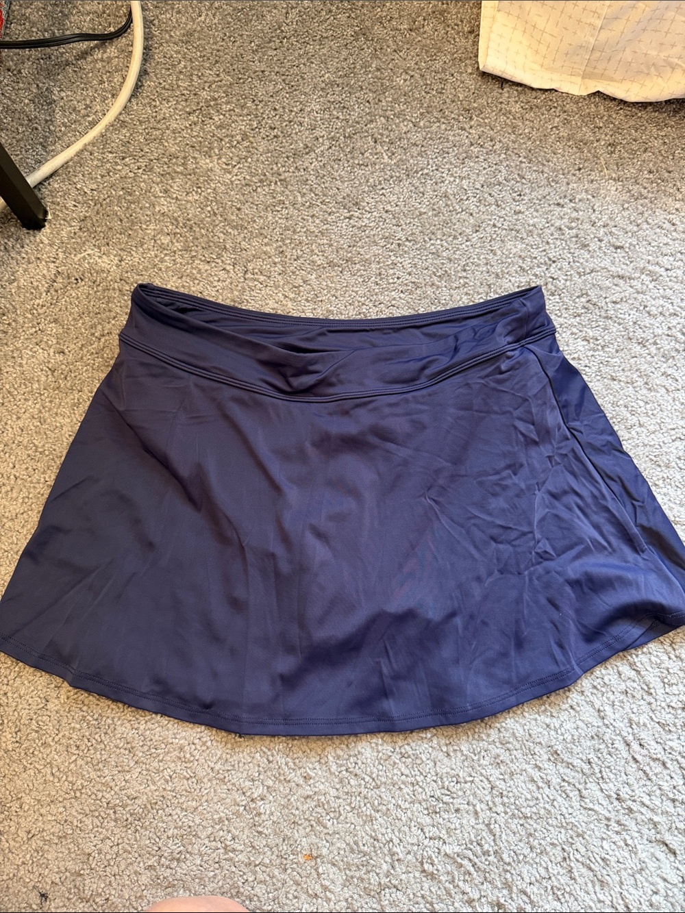 L.L. Bean Navy Swim Skirt Bottoms size large/12